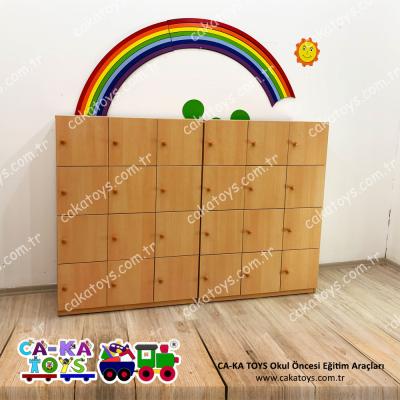 24 Kapaklı Ayakkabılık CK-305240 (Duvar figürleri dahil değildir)