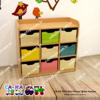 9 Çekmeceli Montessori Dolap CK-344091