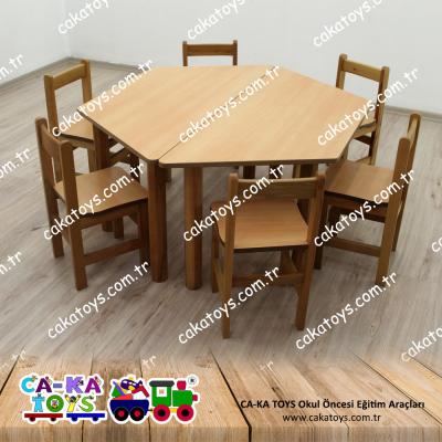 Altıgen Trapez Masa Grubu CK-310110