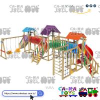 CK-103030 Üç Kuleli Renkli Multi Park