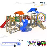 CK-103040 Üç Kuleli Renkli Teras Park