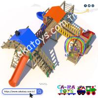 CK-103040 Üç Kuleli Renkli Teras Park