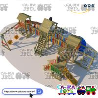 CK-104010 Natüra 4 Kuleli Oyun Parkı