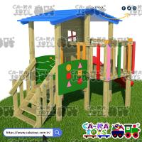 CK-109100 Mini Kaydıraklı Oyun Evim