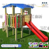 CK-109100 Mini Kaydıraklı Oyun Evim