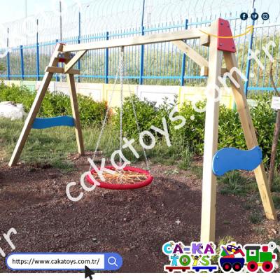 CK-152300 Ahşap Kuş Yuvası Salıncak