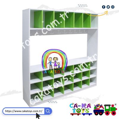 CK-306260 Raflı Klasik Portmanto / 21 Öğrencilik