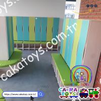 CK-306450 Banklı Kapaklı Portmanto / 3 Kapaklı 1 Modül