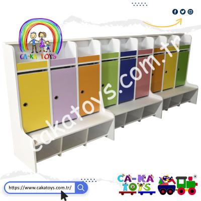 CK-306490 Raflı Banklı Kapaklı Portmanto / 3 Kapaklı 1 Modül