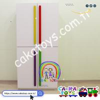 CK-306520 Çubuklu Portmanto / 4 Kapaklı 1 Modül