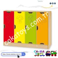 CK-306560 Smile 4 Kapaklı Portmanto