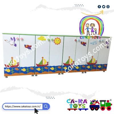 CK-306710 Yelkenli Kapaklı Portmanto / 2 Kapaklı 1 Modül