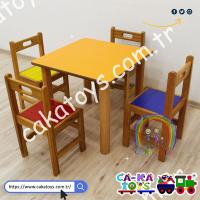 CK-309070 Kare Masa 60x60 cm (Sandalyeler dahil değildir)