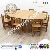 CK-310120 Trapez Masa Grubu / 3 Parça (Sandalyeler dahil değildir)