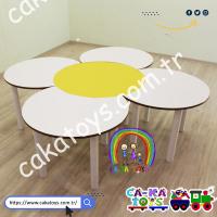 CK-310200 Papatya Masa Grubu / 5 Parça (Sandalyeler dahil değildir)