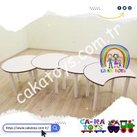 CK-310210 Tırtıl Masa Grubu / 4 Parça (Sandalyeler dahil değildir)