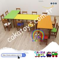 CK-310510 Dikdörtgen Masa Grubu / 3 Parça (Sandalyeler dahil değildir)