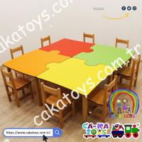 CK-310530 Puzzle Masa Grubu / 4 Parça (Sandalyeler dahil değildir)
