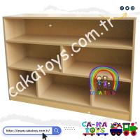 CK-342065 Montessori 6 Bölmeli Dolap