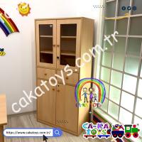 CK-353010 Çekmeceli Kapaklı Öğretmen Dolabı (Sandalye ve Öğretmen Dolabı ve Figürler dahil değildir)