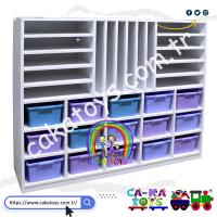 CK-355120 15 Plastik Çekmeceli Portfolyo Dolabı