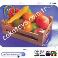 CK-362900 Ahşap Meyve Kasası (Meyveler dahil değildir)