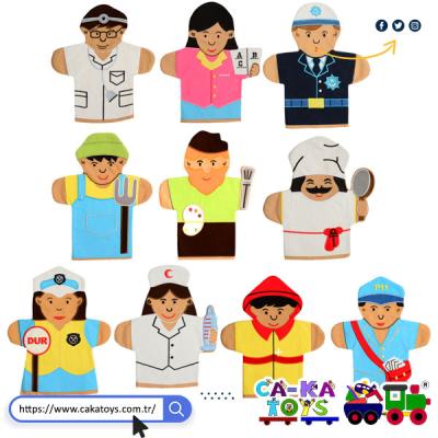 CK-366700 Meslekler Kukla Seti / 10 Parça