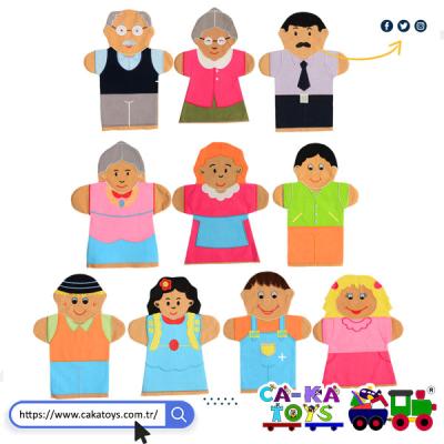 CK-366710 Aile Kukla Seti / 10 Parça