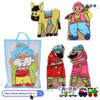 CK-366740 Milli Kahramanlar Kukla Seti / 5 Parça