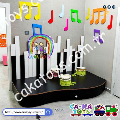 CK-367110 Mini Piyano Sahne (Müzik Aletleri ve Duvar Figürleri dahil değildir)