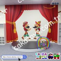 CK-367210 Platform Sahne (Dolaplar, Perde ve Figür boyamaları dahil değildir)