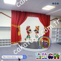 CK-367210 Platform Sahne (Dolaplar, Perde ve Figür boyamaları dahil değildir)