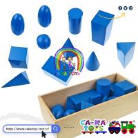 CK-522120 Montessori 3 Boyutlu Geometrik Cisimler / Kutulu
