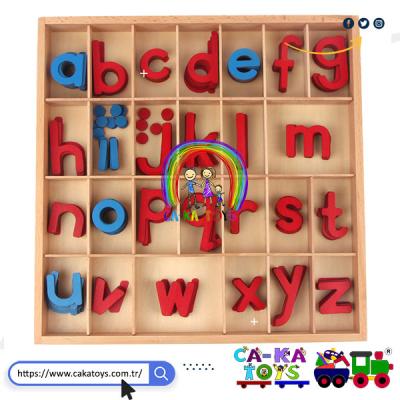 CK-522190 Montessori Taşınabilir Alfabe Kutusu Küçük Harfler