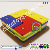 CK-523250 Ahşap Tetris Oyunu