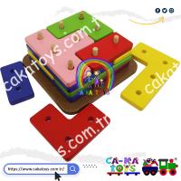 CK-523250 Ahşap Tetris Oyunu