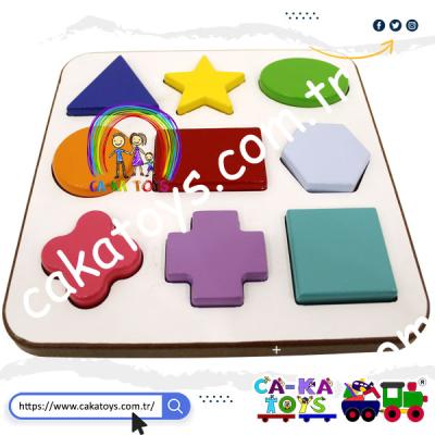 CK-523340 3D Geometrik Şekil Tablası