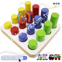 CK-523380 Ahşap Silindir Sıralama