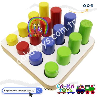 CK-523380 Ahşap Silindir Sıralama