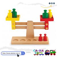 CK-523551 Klasik Ahşap Terazi