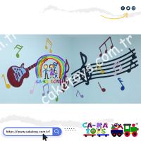 CK-560701 Gitar Müzik Duvar Figürü Seti