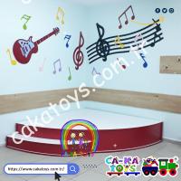 CK-560701 Gitar Müzik Duvar Figürü Seti