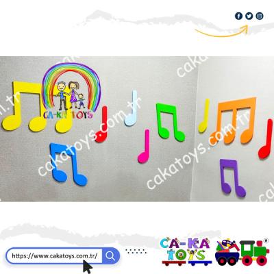 CK-560720 Büyük Nota Figürleri / 10 Parça (Sahne, Oturma Platformu ve Notalı Porte Figürü dahil değildir)