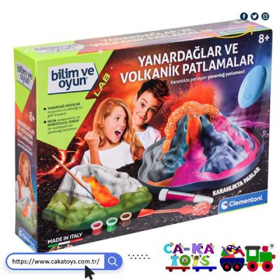 CK-64193 Yanardağlar ve Volkanik Patlamalar - Bilim ve Oyun Clementoni