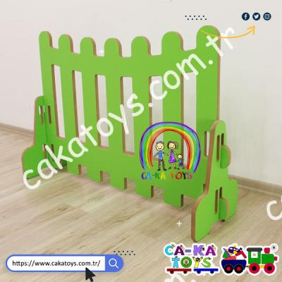 CK-690040 Ahşap Modüler Renkli Çit / Adet