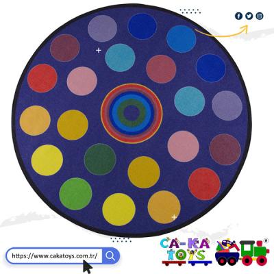 CK-790513 Renkler Halı Çap: 200 cm