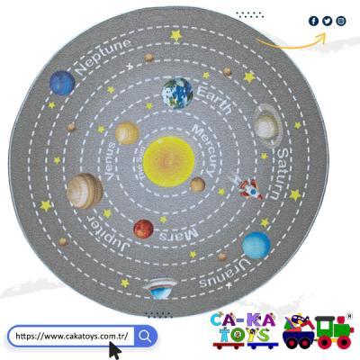 CK-790530 Güneş Sistemi Halısı Çap: 200 cm