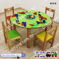 Daire Aktivite Masası CK-307040 (Sandalyeler ve Oyuncaklar dahil değildir)