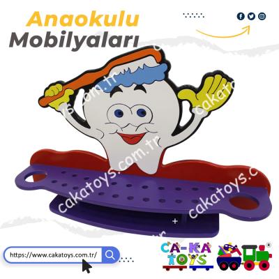 Figürlü Ahşap Diş Fırçalık CK-381520