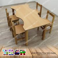 Girintili Anaokulu Masası 60x120 cm CK-309100